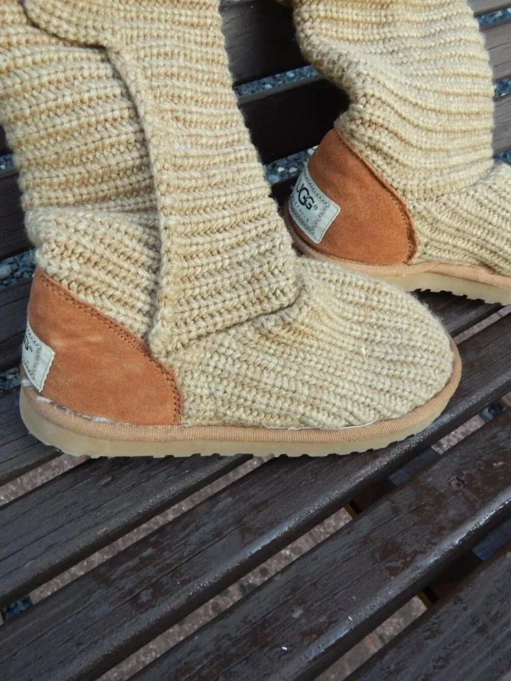 Ugg Australia Classic Candy Knit Boots Size 5